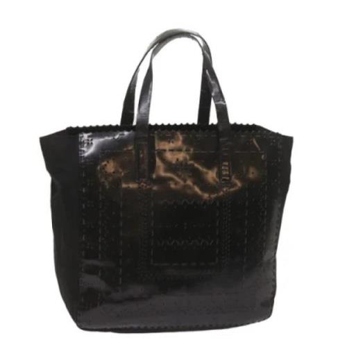 Pre-owned Leather totes Prada Vintage , Black , Dames