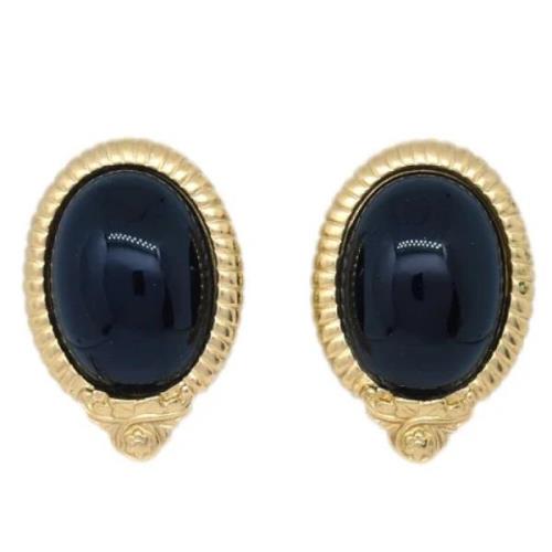 Pre-owned Fabric earrings Givenchy Pre-owned , Black , Dames