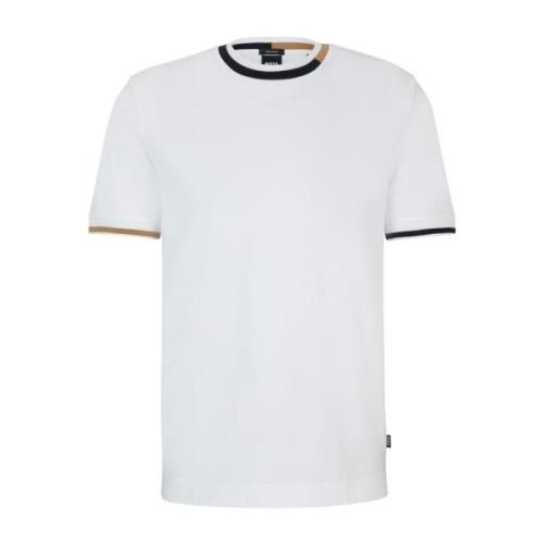 Wit T-shirt met ronde hals Hugo Boss , White , Heren