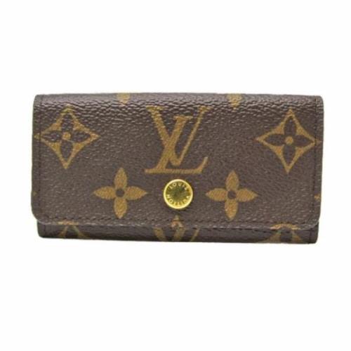 Pre-owned Canvas key-holders Louis Vuitton Vintage , Brown , Dames