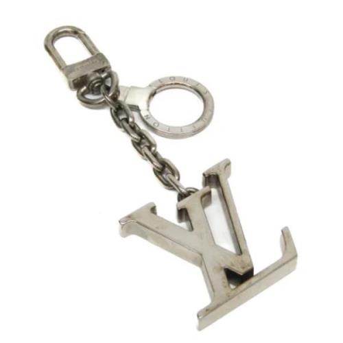 Pre-owned Metal key-holders Louis Vuitton Vintage , Gray , Dames