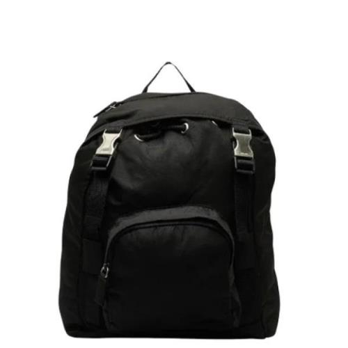 Pre-owned Fabric backpacks Prada Vintage , Black , Dames