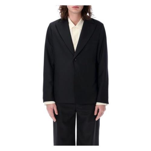 Zwarte Power Blazer Jas Séfr , Black , Heren