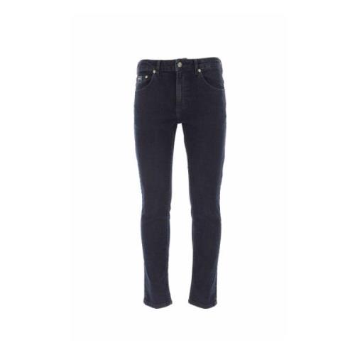 Zwarte Broek Stijlvol Versace Jeans Couture , Black , Heren