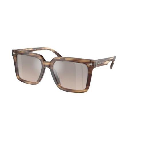 Bruin Zwart Zonnebril Model Mk2217U Michael Kors , Brown , Unisex