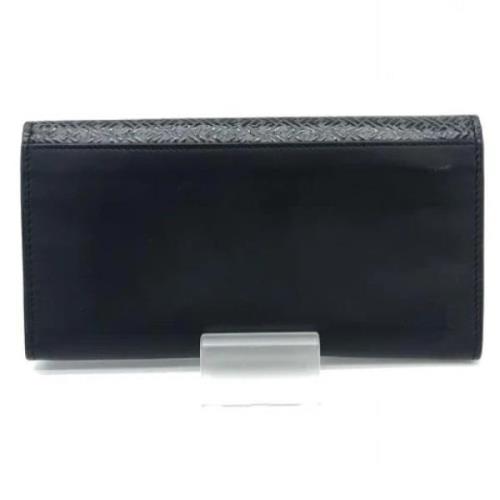 Pre-owned Leather wallets Fendi Vintage , Black , Dames