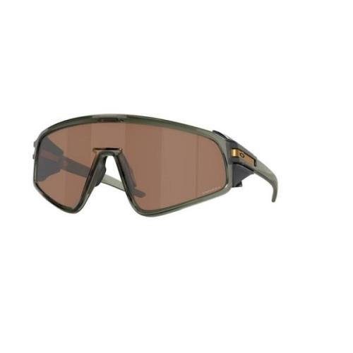 Groene Prizm Tungsten Latch Panel Zonnebril Oakley , Green , Unisex