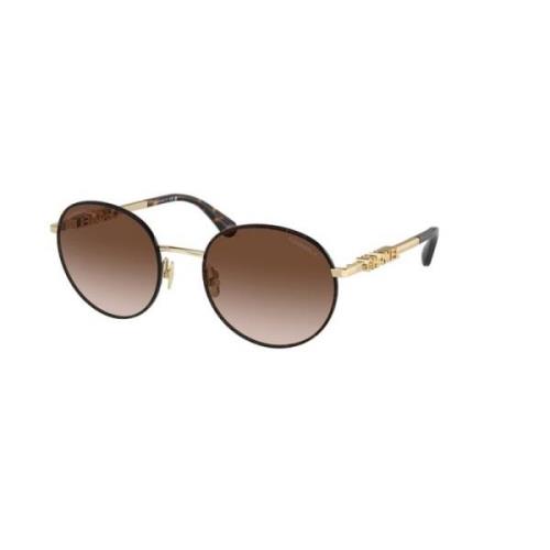 Stijlvolle Bruine Gradient Zonnebril Chanel , Brown , Unisex