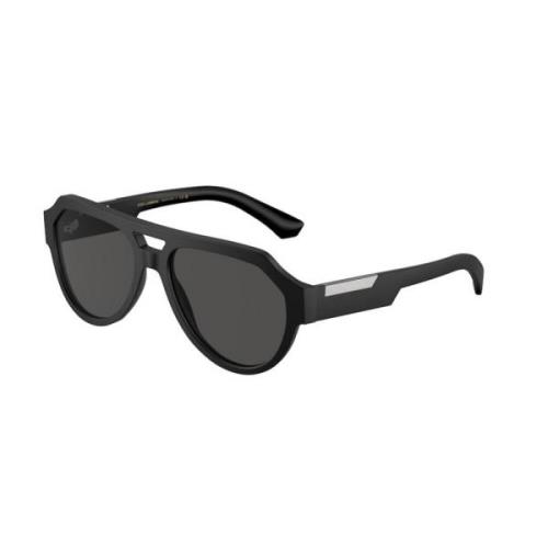 Zwarte Spiegel Grijze Zonnebril Dg4466 Dolce & Gabbana , Black , Dames