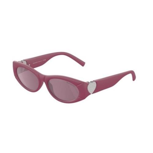 Roze Spiegel Violet Zilveren Zonnebril Tiffany , Pink , Dames