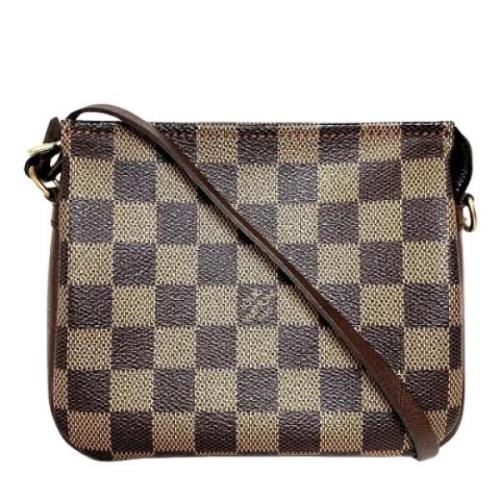 Pre-owned Canvas clutches Louis Vuitton Vintage , Brown , Dames