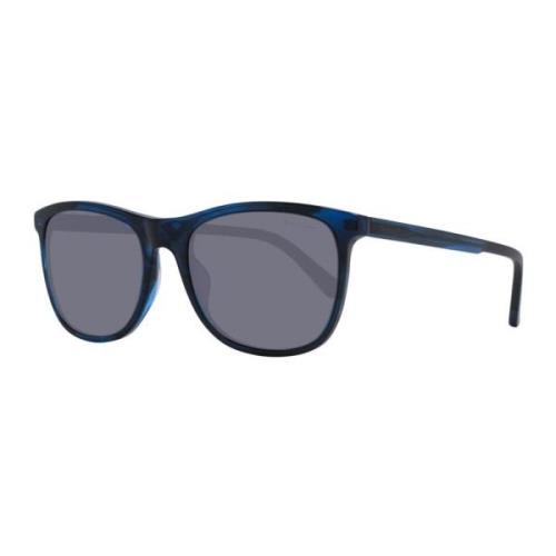 Blauwe Rechthoekige Zonnebril met UV-bescherming Gant , Blue , Heren