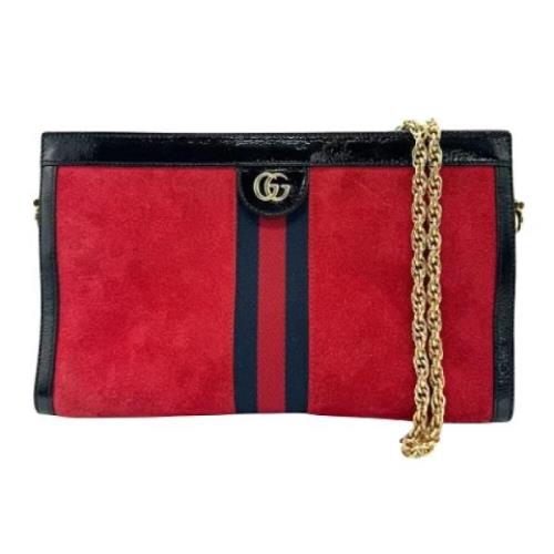 Pre-owned Suede gucci-bags Gucci Vintage , Red , Dames