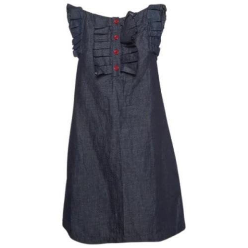 Pre-owned Denim dresses Chloé Pre-owned , Blue , Dames