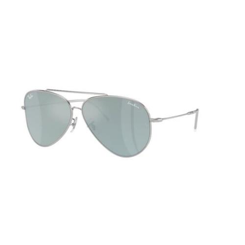 Aviator Reverse Zonnebril Zilver Ray-Ban , Gray , Unisex