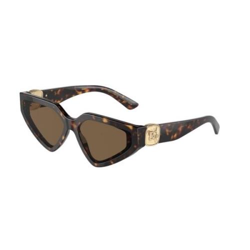 Bruin Donker Frame Zonnebril Dg4469 Model Dolce & Gabbana , Brown , Da...