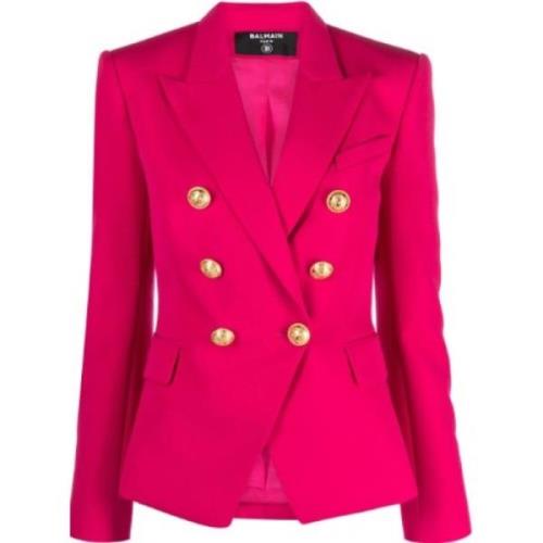 Fuchsia Jacks voor Stijlvolle Outfits Balmain , Pink , Dames