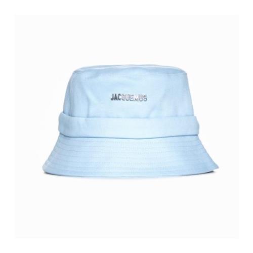 Stijlvol Blauw Katoen Hoed Jacquemus , Blue , Dames