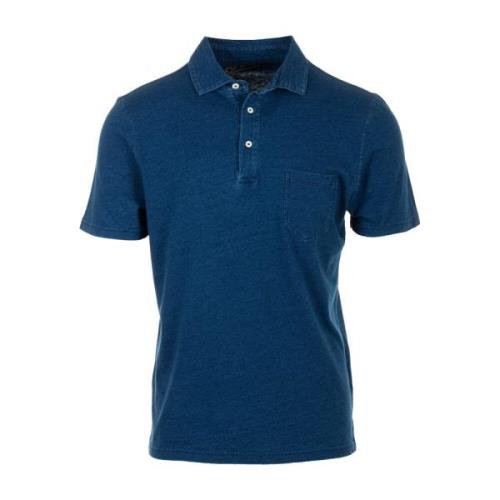 Blauwe Polo T-shirts en Polos Bl'ker , Blue , Heren