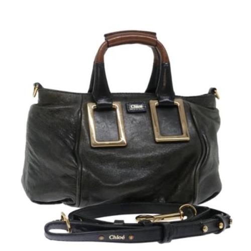 Pre-owned Leather handbags Chloé Pre-owned , Black , Dames