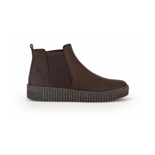 Bruine Nubuck Chelsea Laarzen Gabor , Brown , Dames