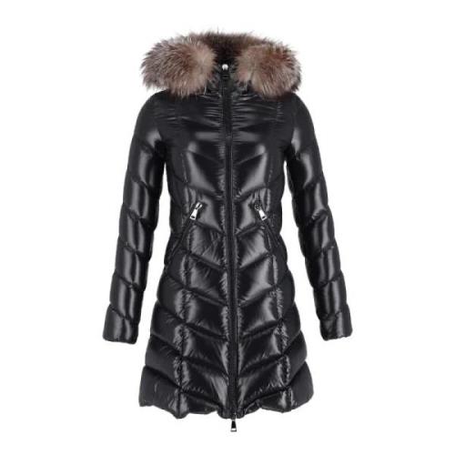 Pre-owned Polyester outerwear Moncler Pre-owned , Black , Dames