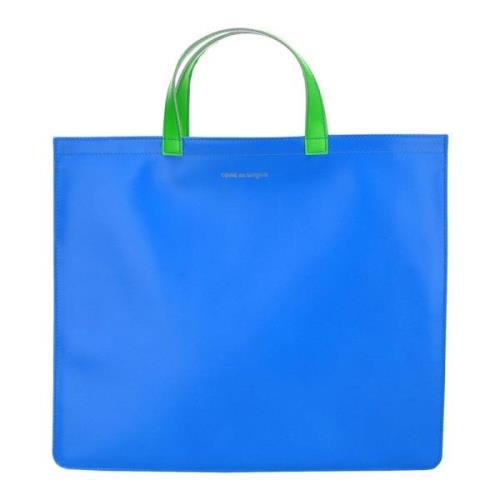 Blauw Oranje Super Fluo Portemonnees Ss21 Comme des Garçons , Blue , H...