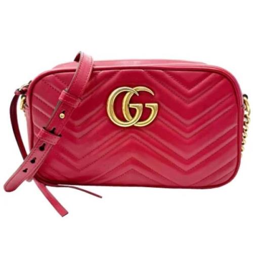 Pre-owned Leather gucci-bags Gucci Vintage , Pink , Dames