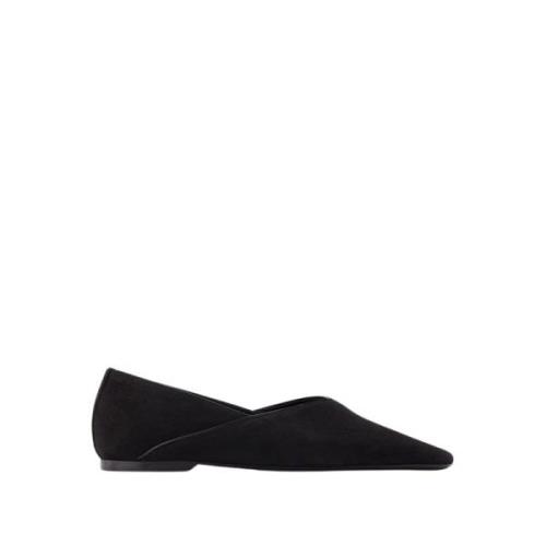 Zwarte Suède Ronde Neus Ballerina's TotêMe , Black , Dames