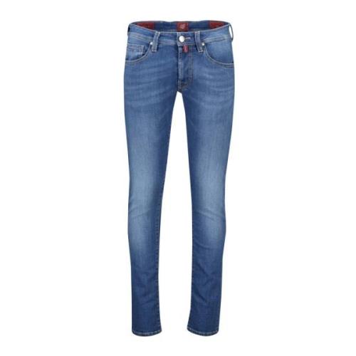 Blauwe Slim Fit Zomer Jeans Tramarossa , Blue , Heren