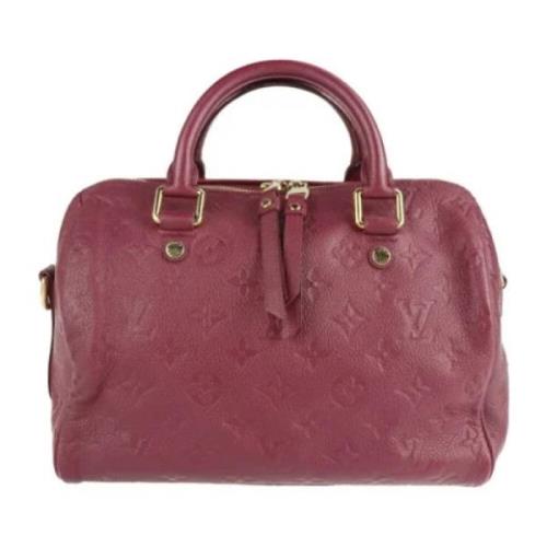 Pre-owned Leather louis-vuitton-bags Louis Vuitton Vintage , Red , Dam...