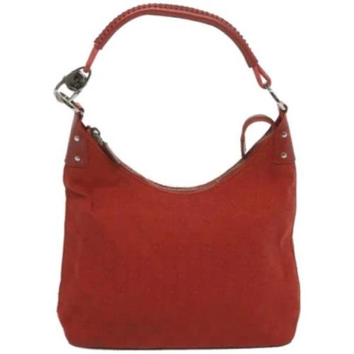 Pre-owned Canvas gucci-bags Gucci Vintage , Red , Dames