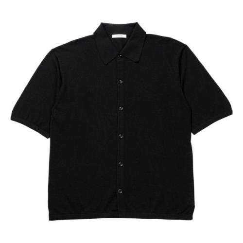 Katoenen Polo Shirt Lemaire , Black , Heren