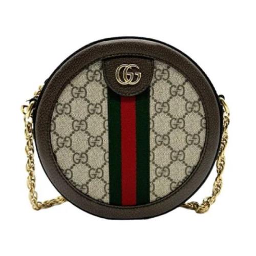 Pre-owned Canvas gucci-bags Gucci Vintage , Brown , Dames