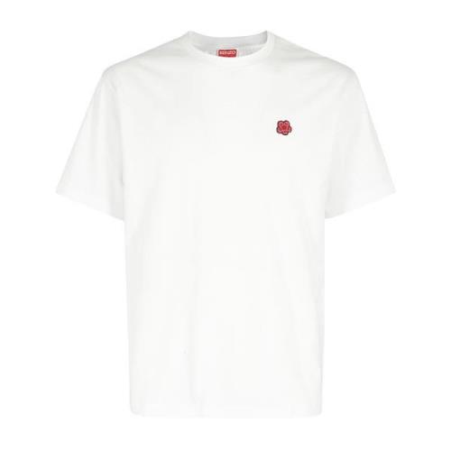 Biologisch Katoen Klassiek T-shirt Kenzo , White , Heren