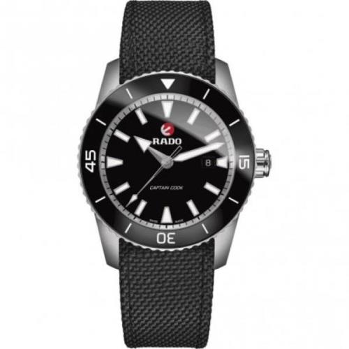 Uomo/Donna - R32501156 - Captain Cook Automatic Rado , Black , Dames