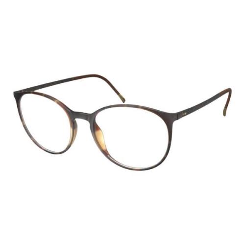 Illusion Brillen in Havana Mahonie Silhouette , Brown , Unisex