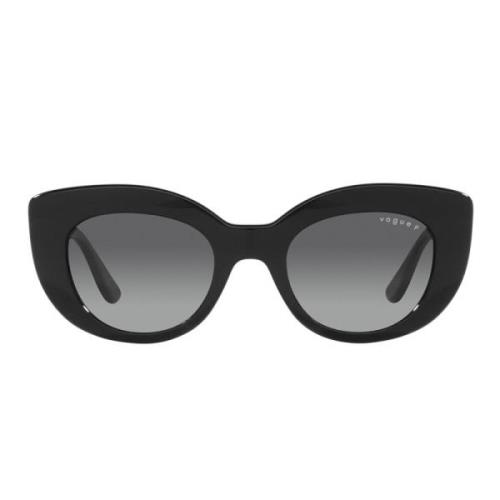 Butterfly Style Polarized Sunglasses Vogue , Black , Dames
