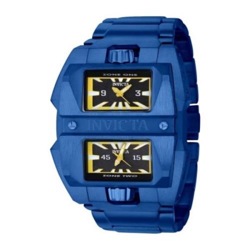 Akula 41710 Heren Quartz Horloge Invicta Watches , Blue , Heren