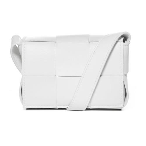 Stijlvolle Tassen Collectie Bottega Veneta , White , Dames