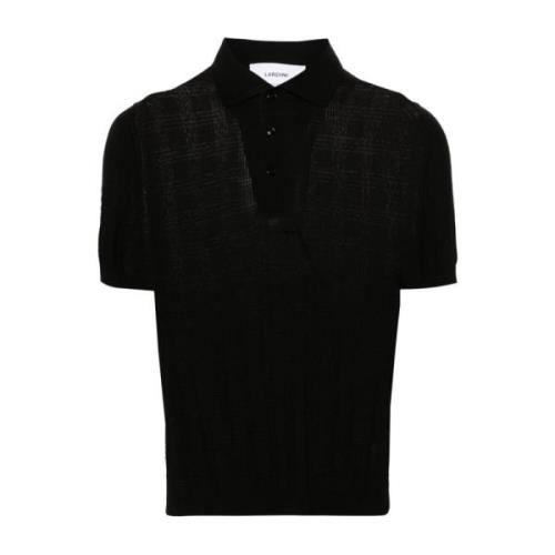 Zwarte T-shirts en Polos Lardini , Black , Heren