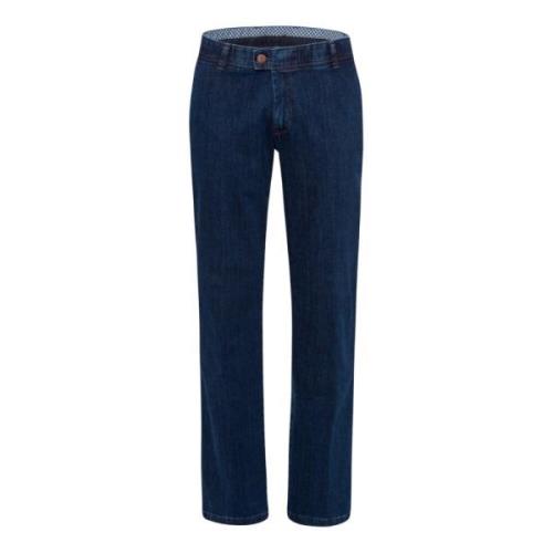 High Comfort Denim Jeans Eurex , Blue , Heren