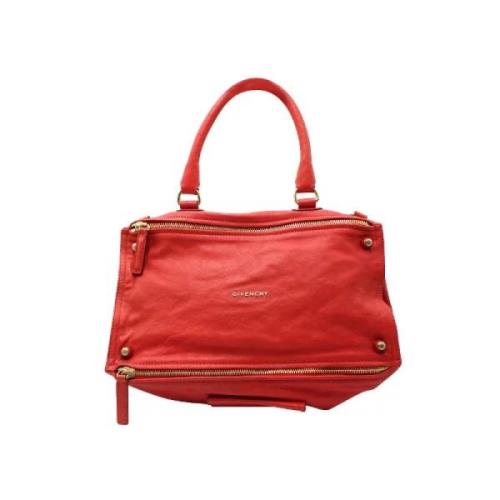 Pre-owned Leather handbags Givenchy Pre-owned , Red , Dames