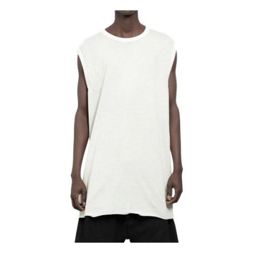 Grijze Mouwloze Tanktop met Handtekeningdetail Boris Bidjan Saberi , G...