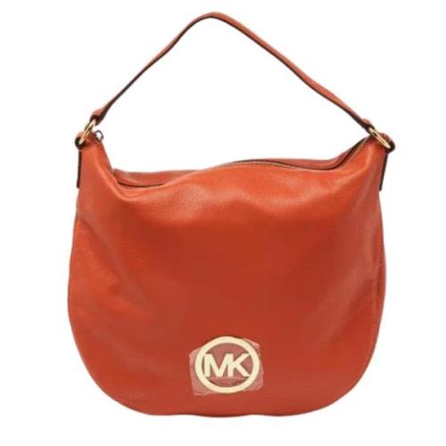 Pre-owned Leather shoulder-bags Michael Kors Pre-owned , Orange , Dame...