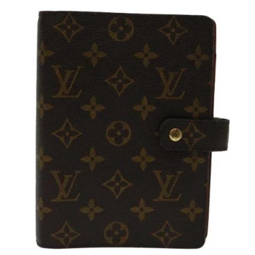 Pre-owned Canvas wallets Louis Vuitton Vintage , Brown , Dames