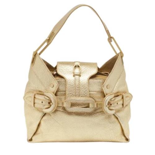 Pre-owned Leather shoulder-bags Jimmy Choo Pre-owned , Yellow , Dames