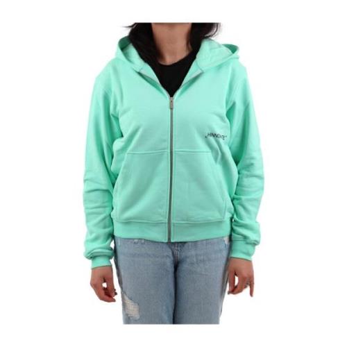 Groene Zip Hoodie Set Vrouwen Hinnominate , Green , Dames