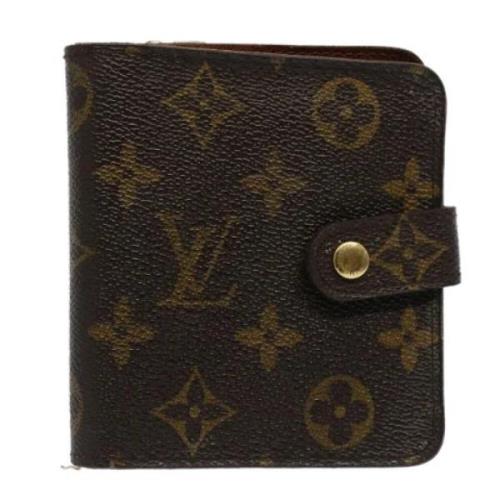 Pre-owned Canvas wallets Louis Vuitton Vintage , Brown , Dames