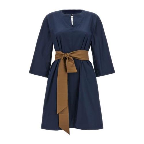 Blauwe Tuniek Jurk 3/4 Mouwen Max Mara , Blue , Dames